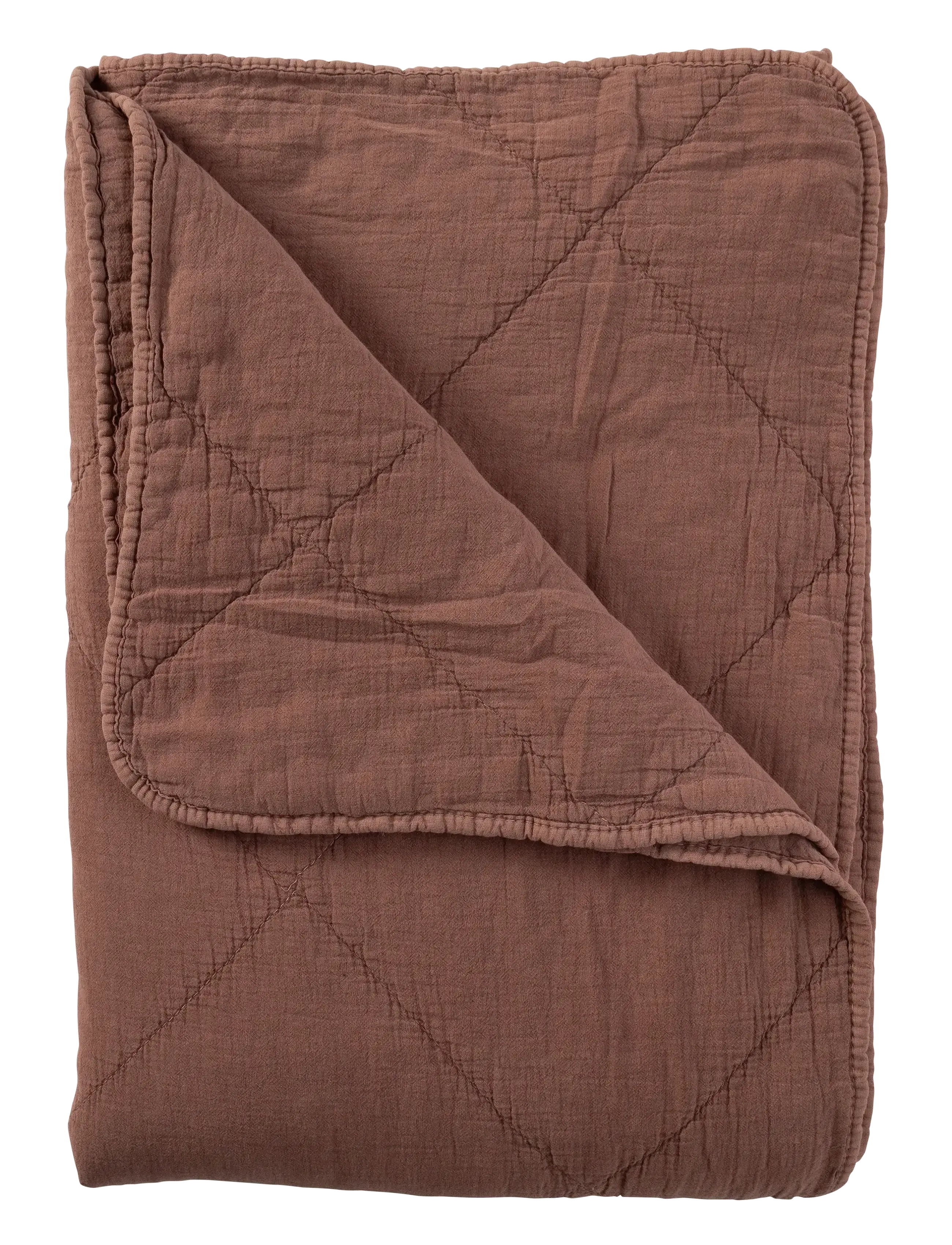 C'est Bon Cotton throw - C'est Bon - CHESTNUT / brown