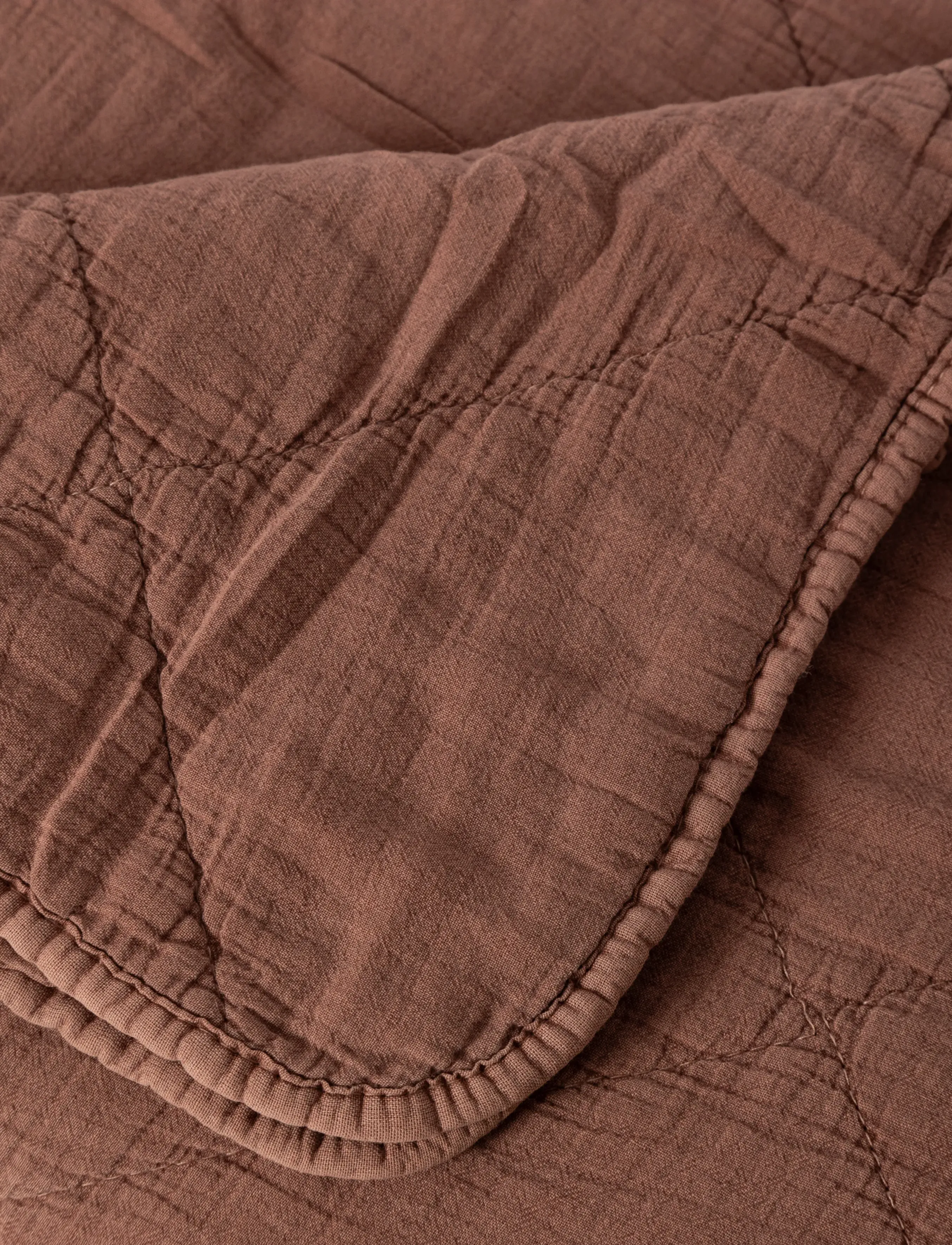 C'est Bon - Cotton throw - tekid ja katted - chestnut - 1