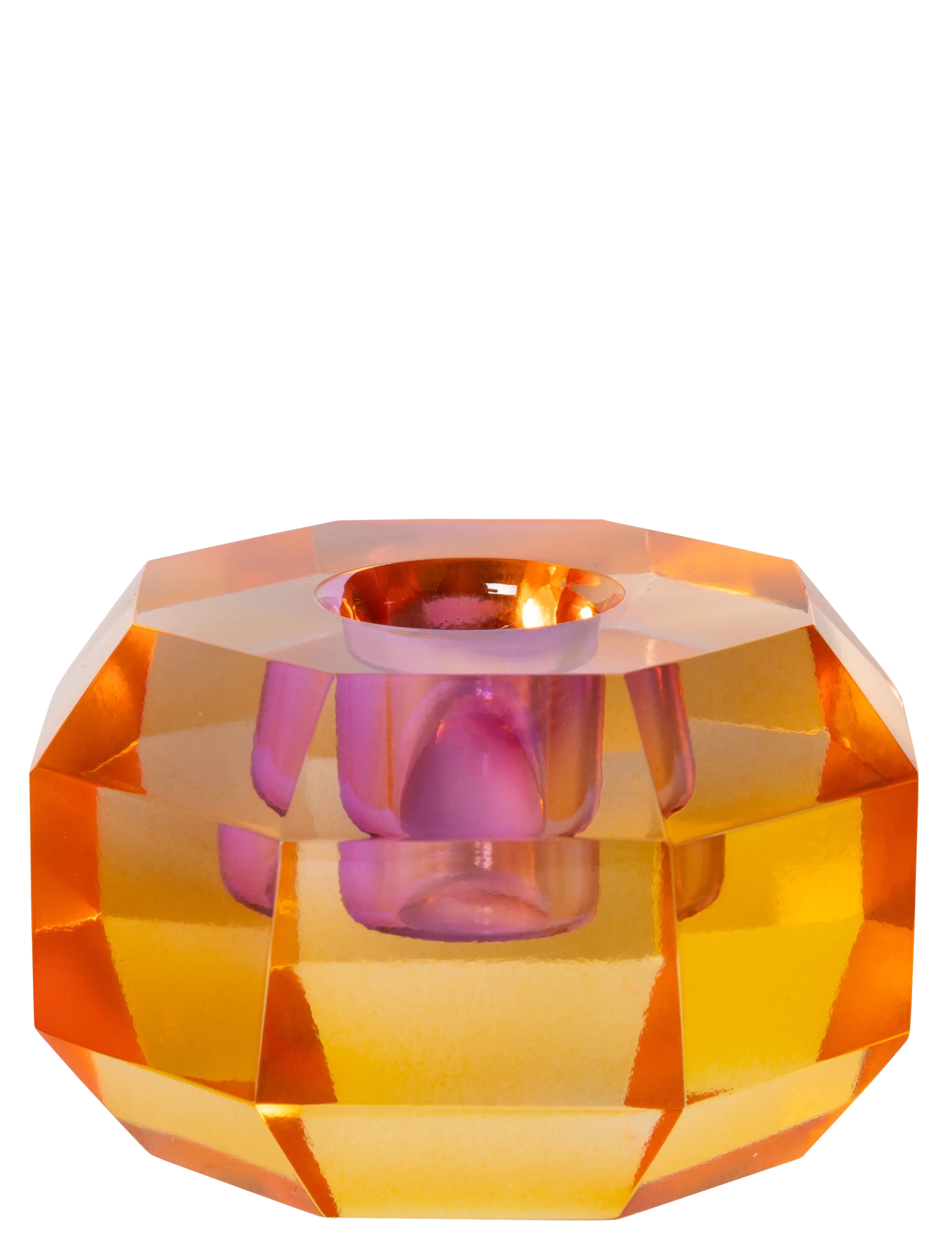 C'est Bon Crystal holder, yellow ombre, 4,5x7x7 cm - Einrichtung - YELLOW OMBRE / yellow