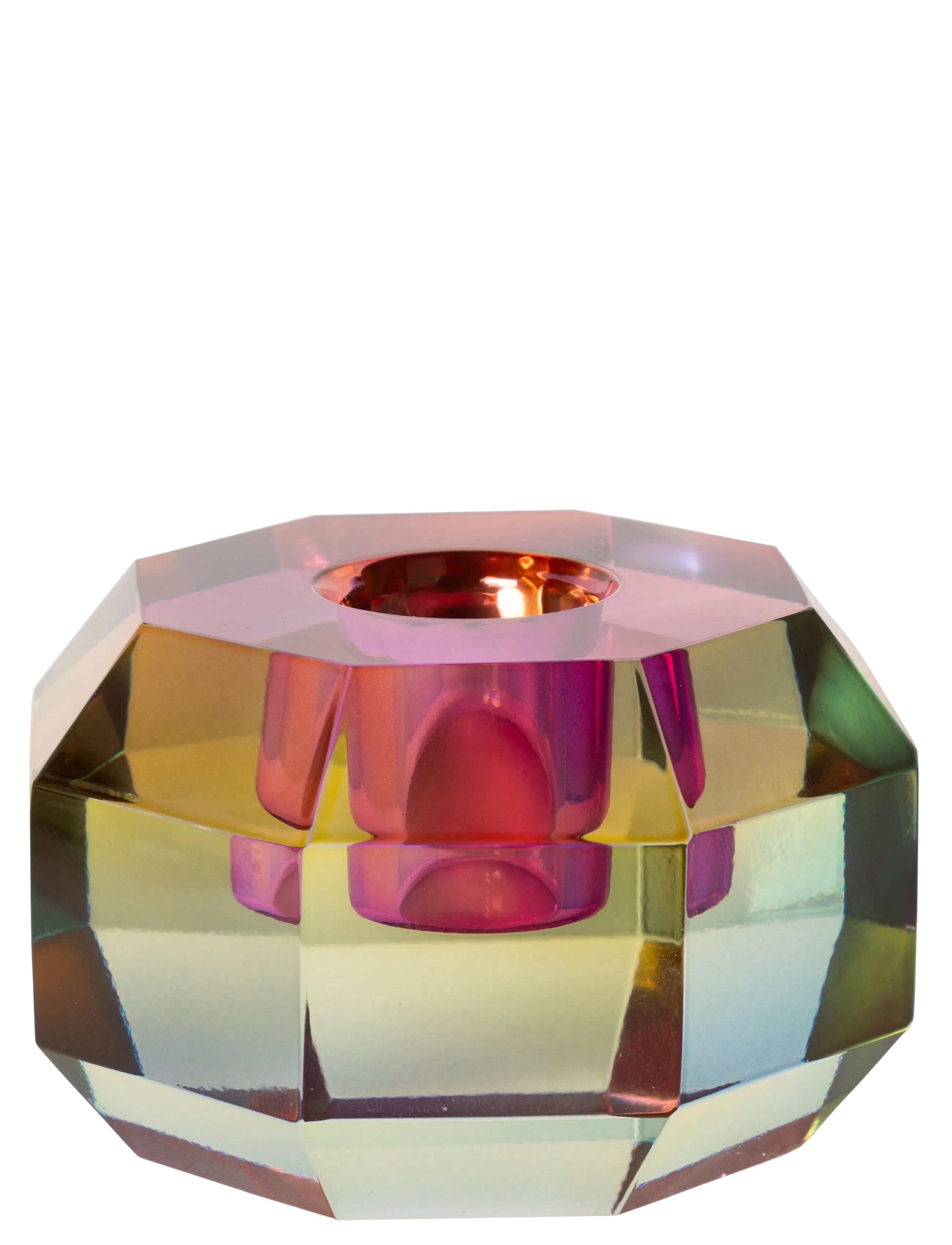 C'est Bon Crystal holder, rainbow ombre, 4,5x7x7 cm - Einrichtung - RAINBOW OMBRE / multi
