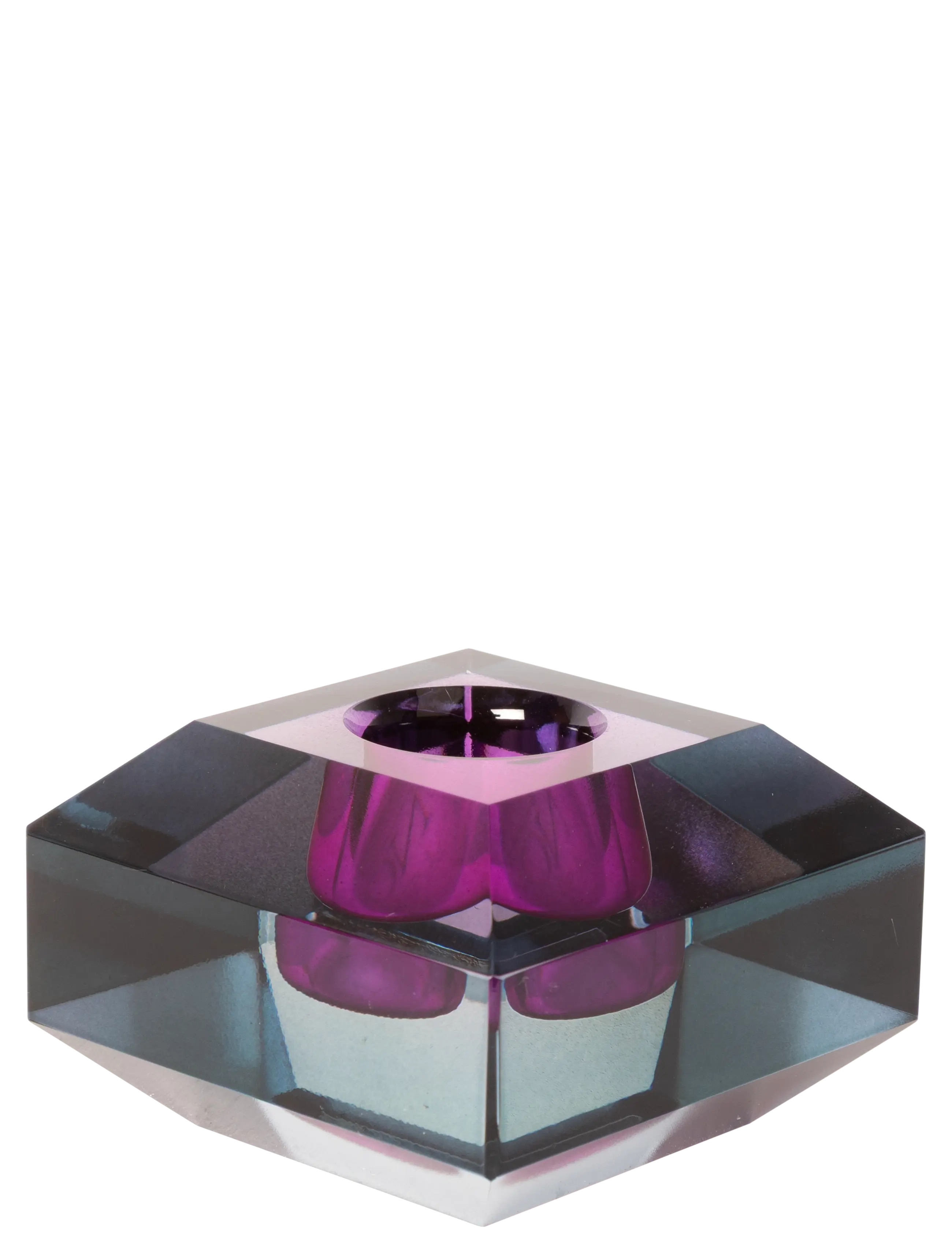 C'est Bon Crystal holder, petrol ombre, 4x6x6 cm - Einrichtung - PETROL OMBRE / purple