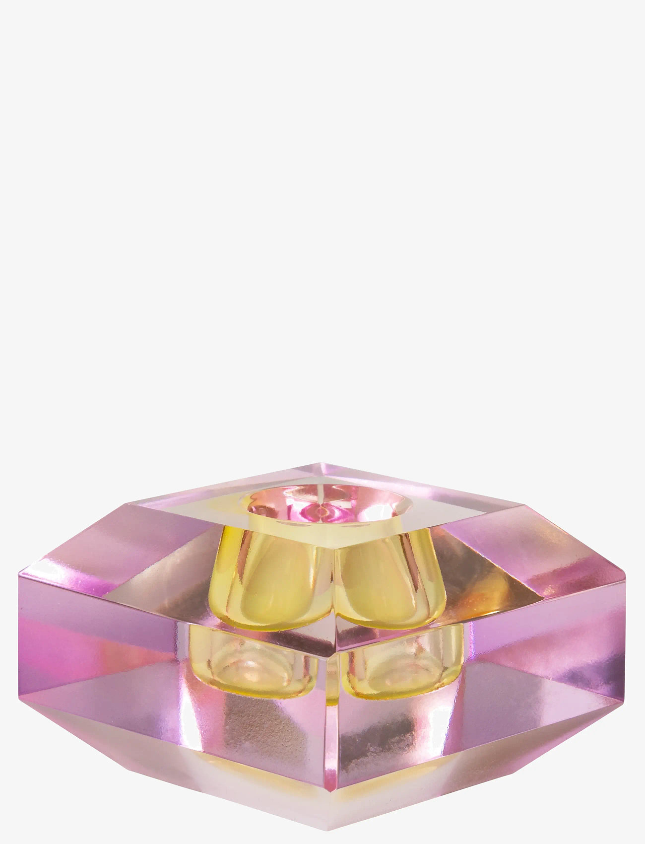 C'est Bon - Crystal candle holder - laveste priser - lilac ombre - 0