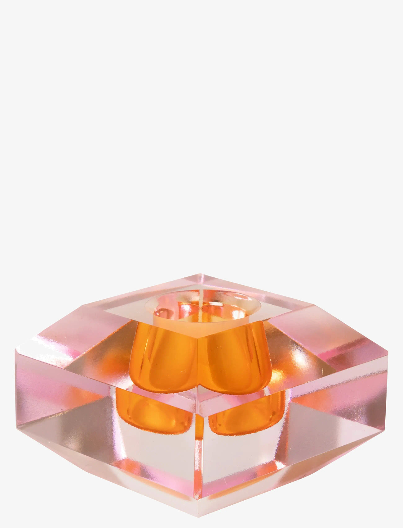 C'est Bon - Crystal candle holder - kerzenständer - orange ombre - 0