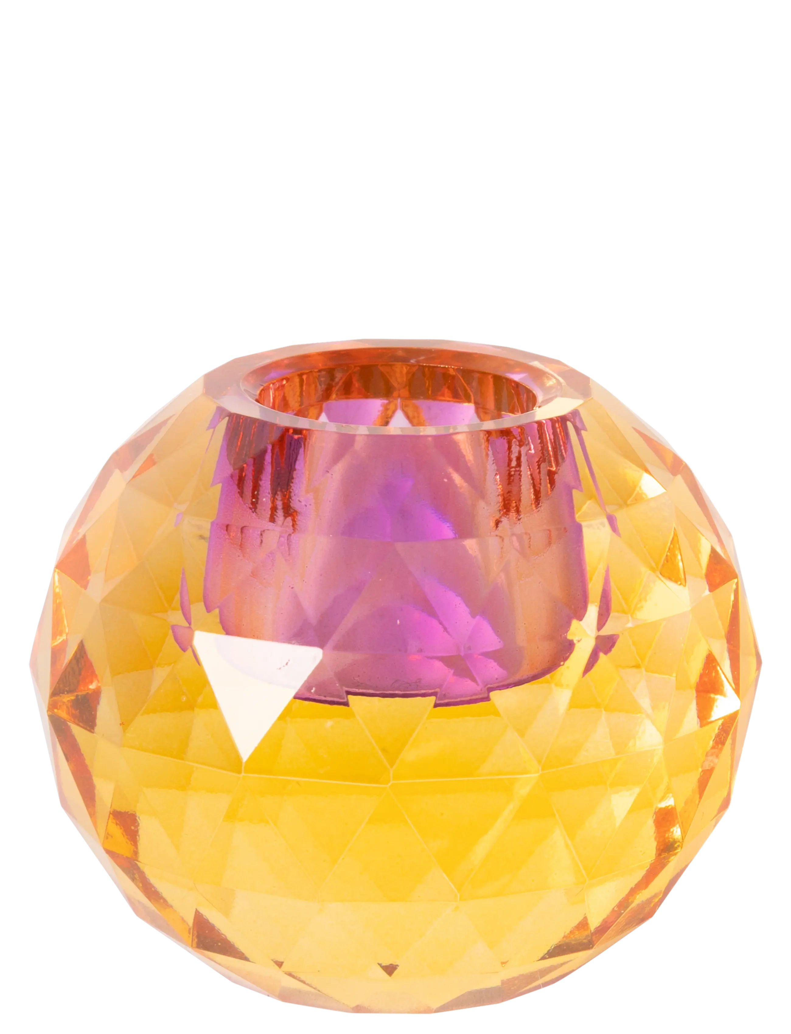 C'est Bon Crystal holder, yellow ombre, 4,5xø6 cm - Einrichtung - YELLOW OMBRE / yellow