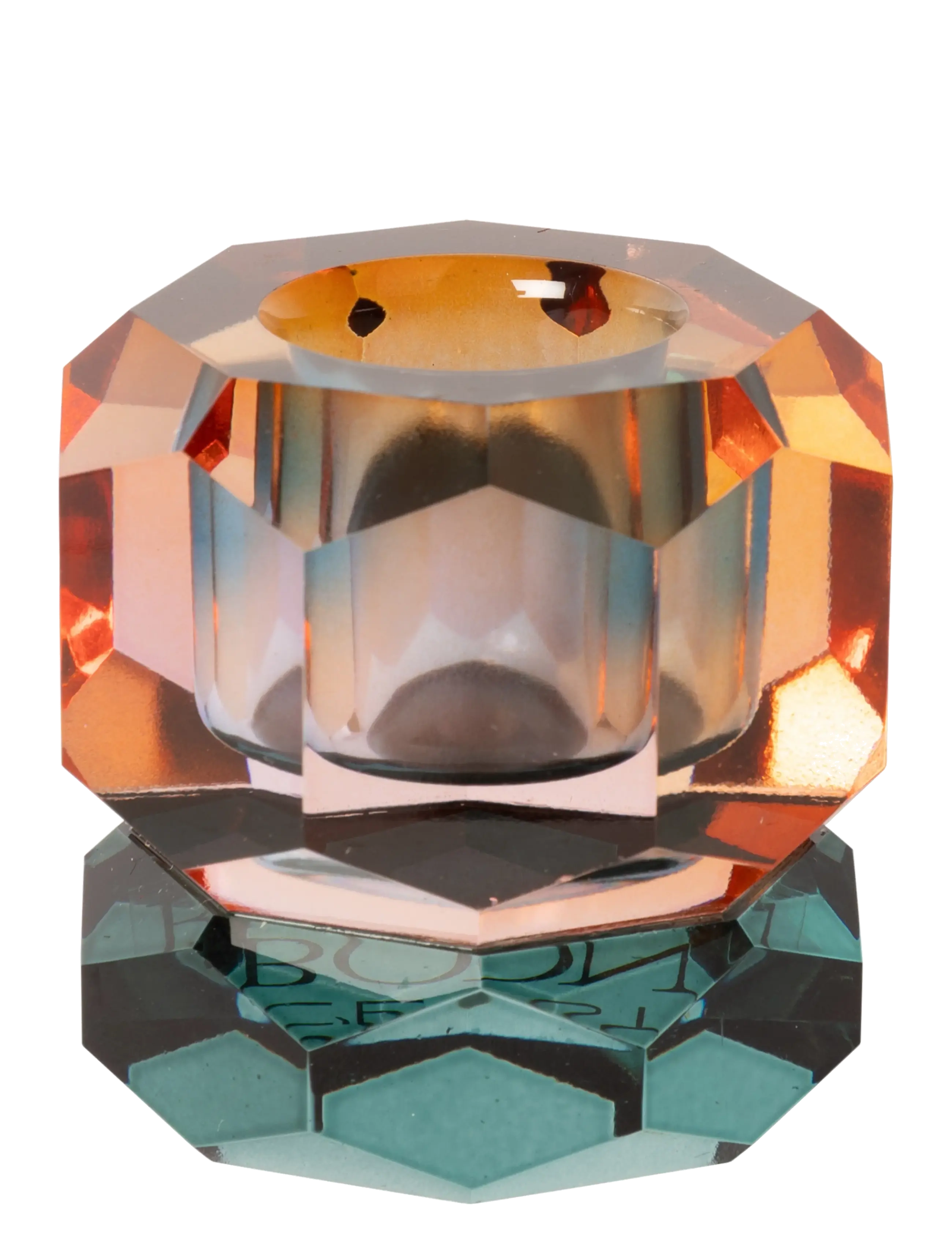 C'est Bon Crystal holder, cyan/rose ombre, 4,5x4,5x4,5 cm - Neuheiten - CYAN/ROSE OMBRE / multi
