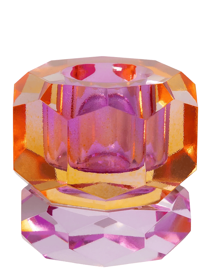 C'est Bon - Crystal candle holder - candlesticks - purple/yellow ombre cm - 0