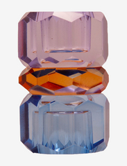 C'est Bon - Crystal candle holder - ljusstakar - violet/amber/cobalt - 1