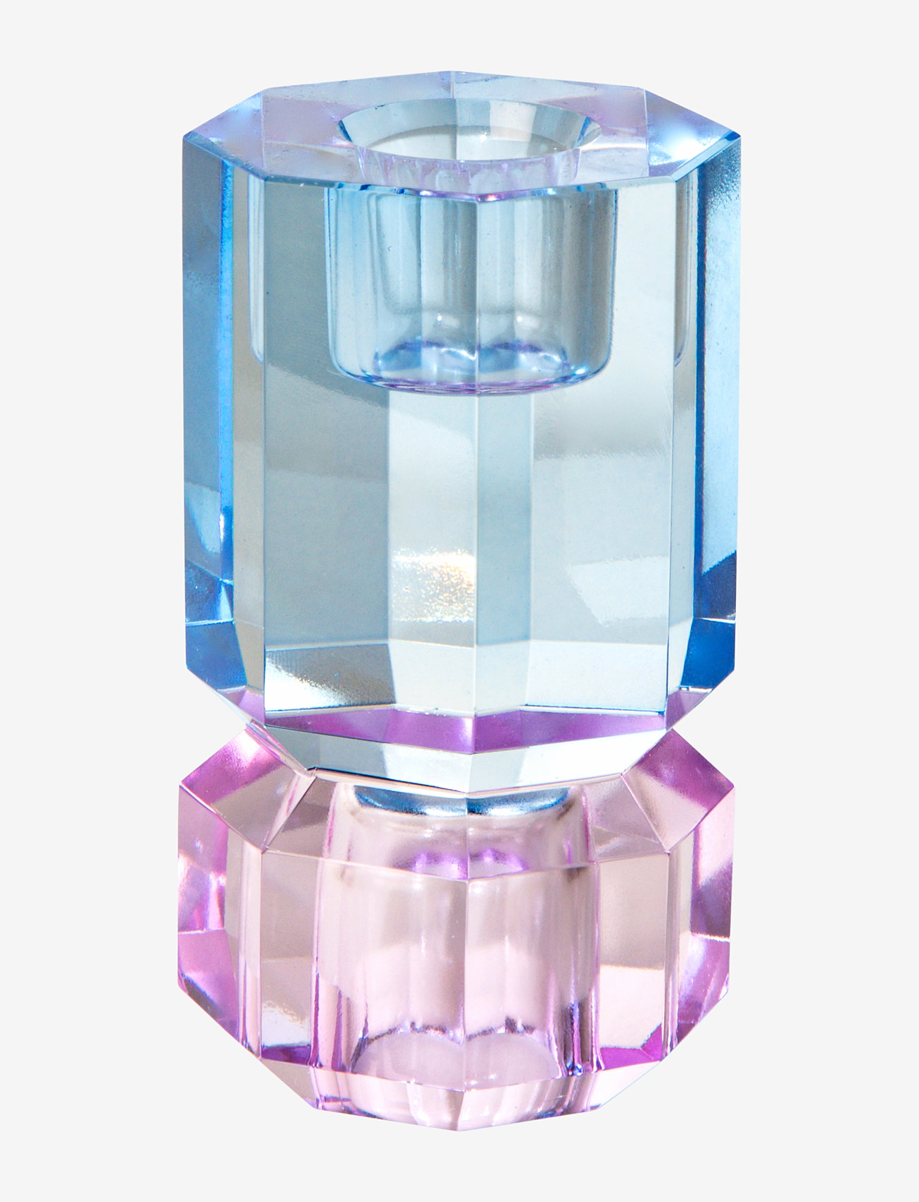 C'est Bon - Crystal candle holder - cobalt/violet - 1