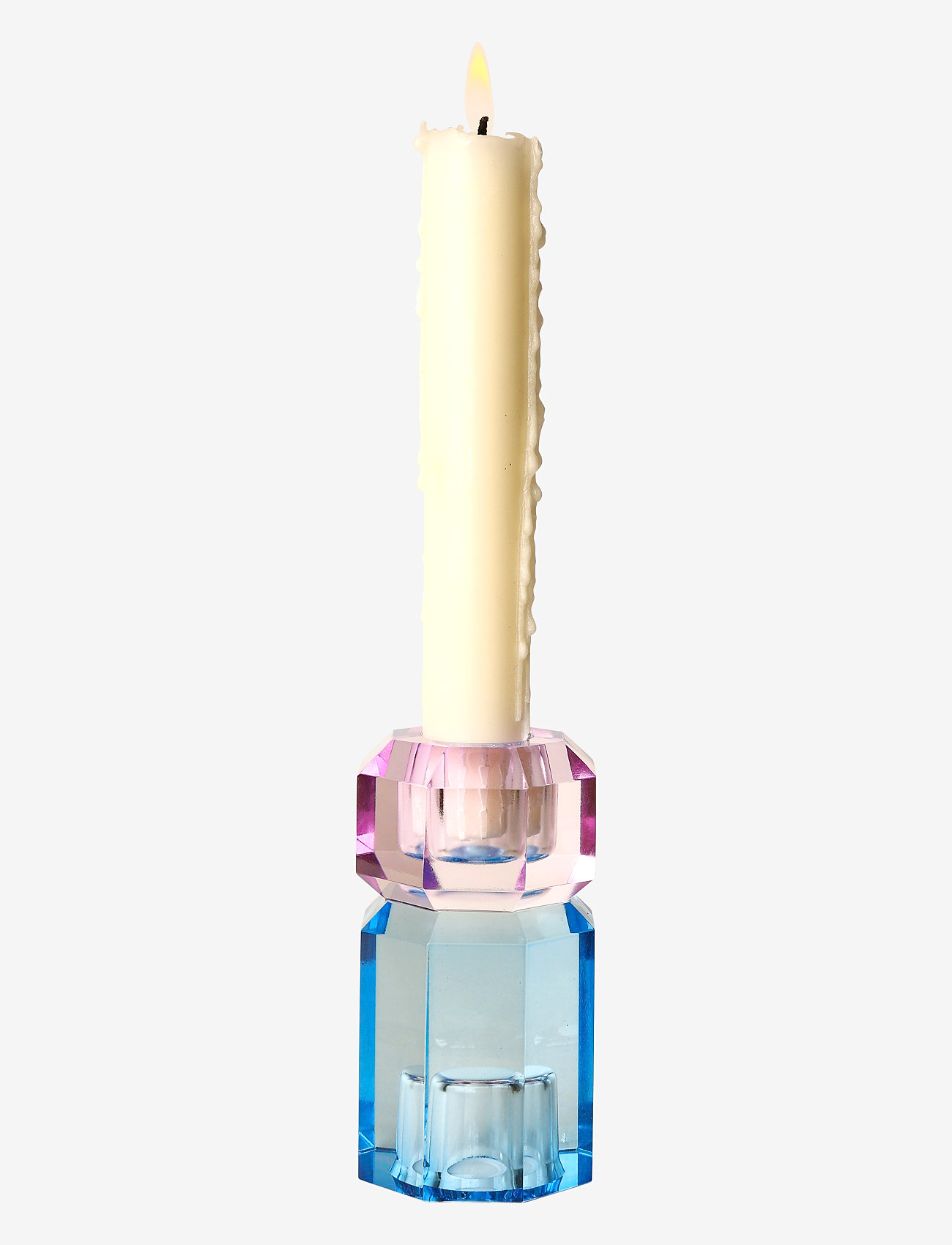 C'est Bon - Crystal candle holder - cobalt/violet - 2