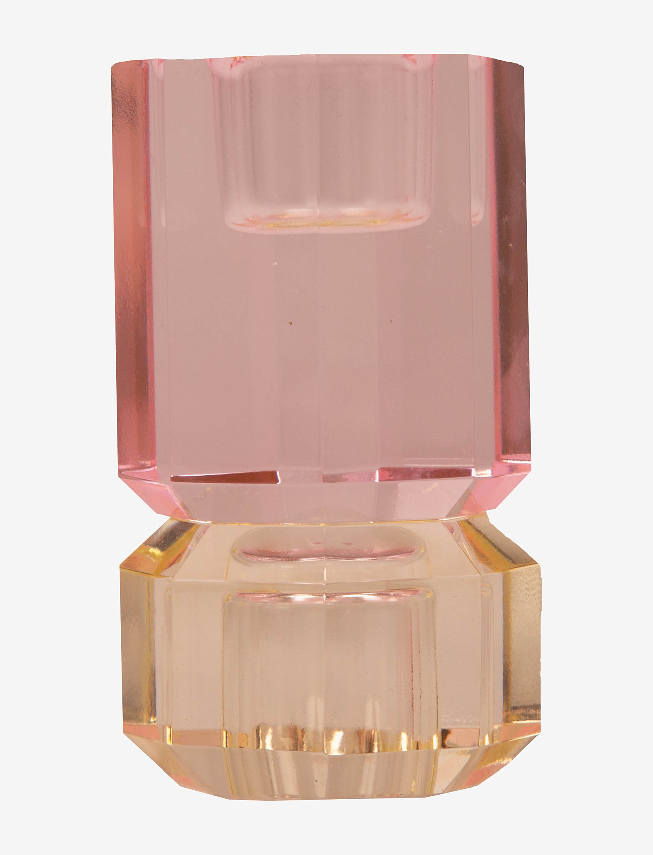 C'est Bon - Crystal candle holder - pink/butter - 1
