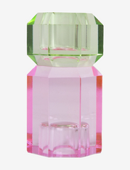 Crystal candle holder - MINT/BABY PINK