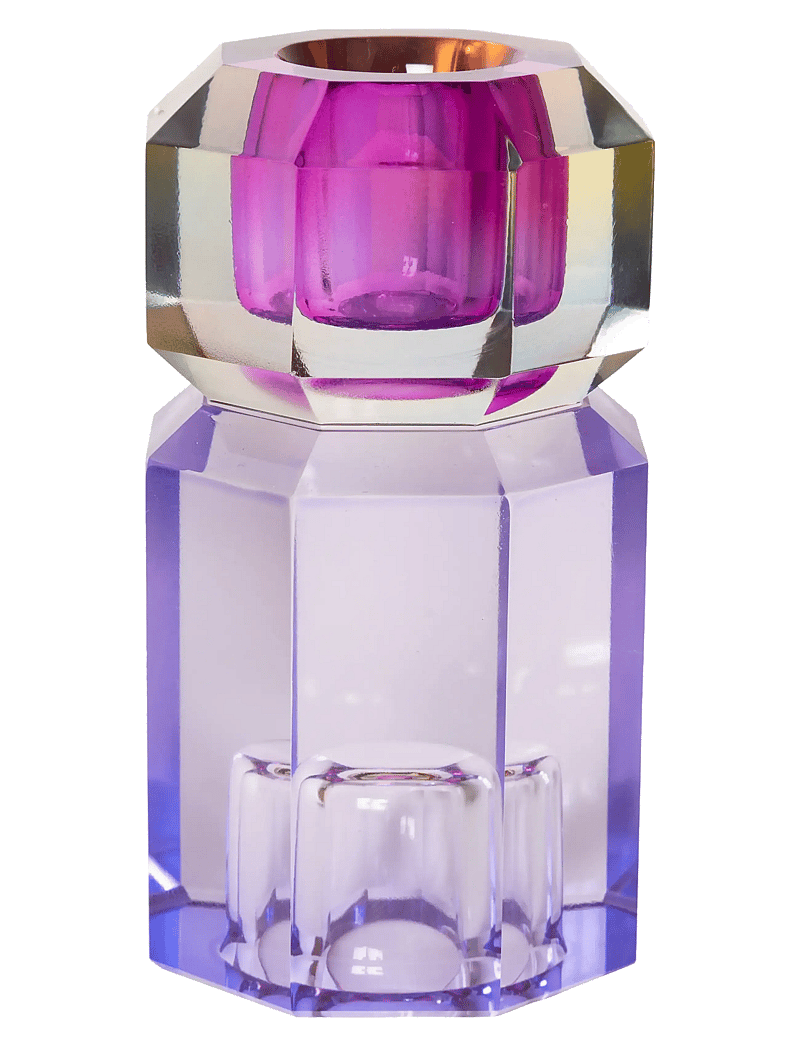 C'est Bon - Crystal candle holder - lysestager - purple/blue ombre - 0