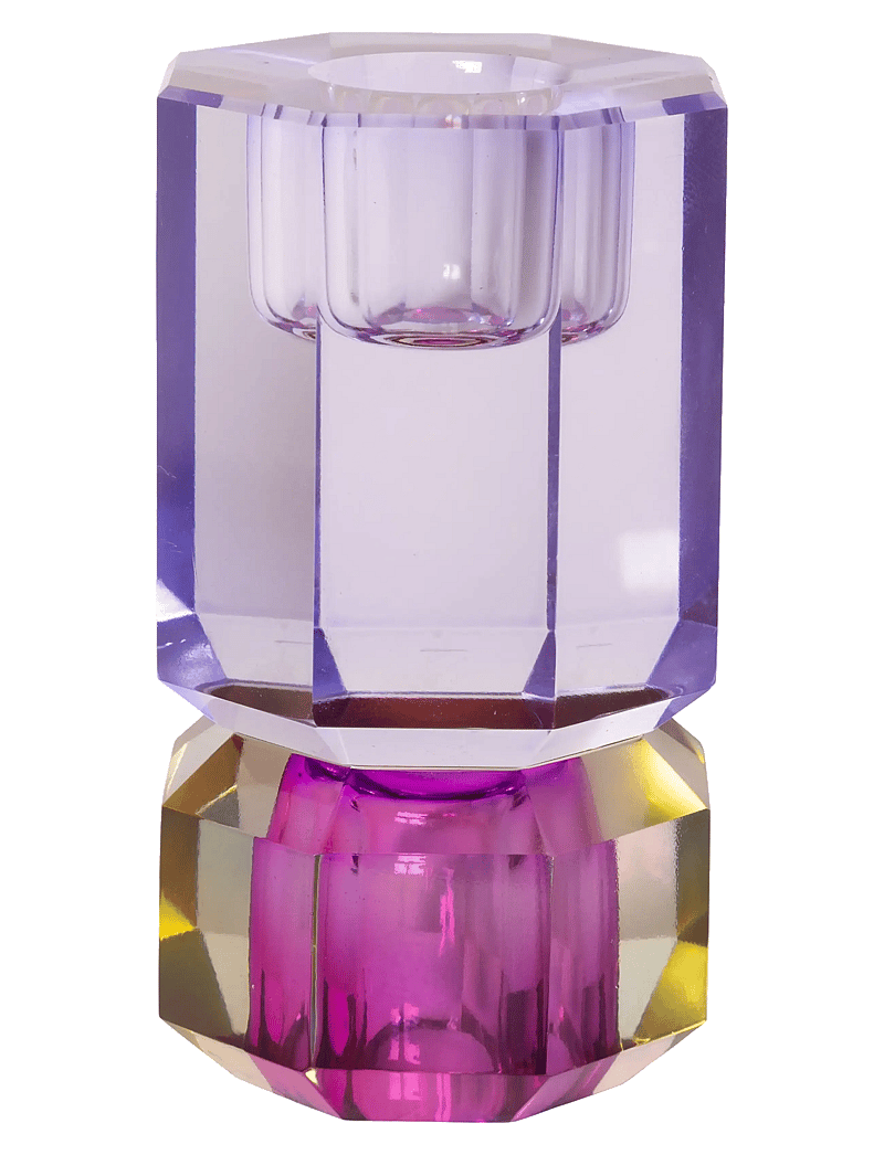 C'est Bon - Crystal candle holder - lysestager - purple/blue ombre - 1