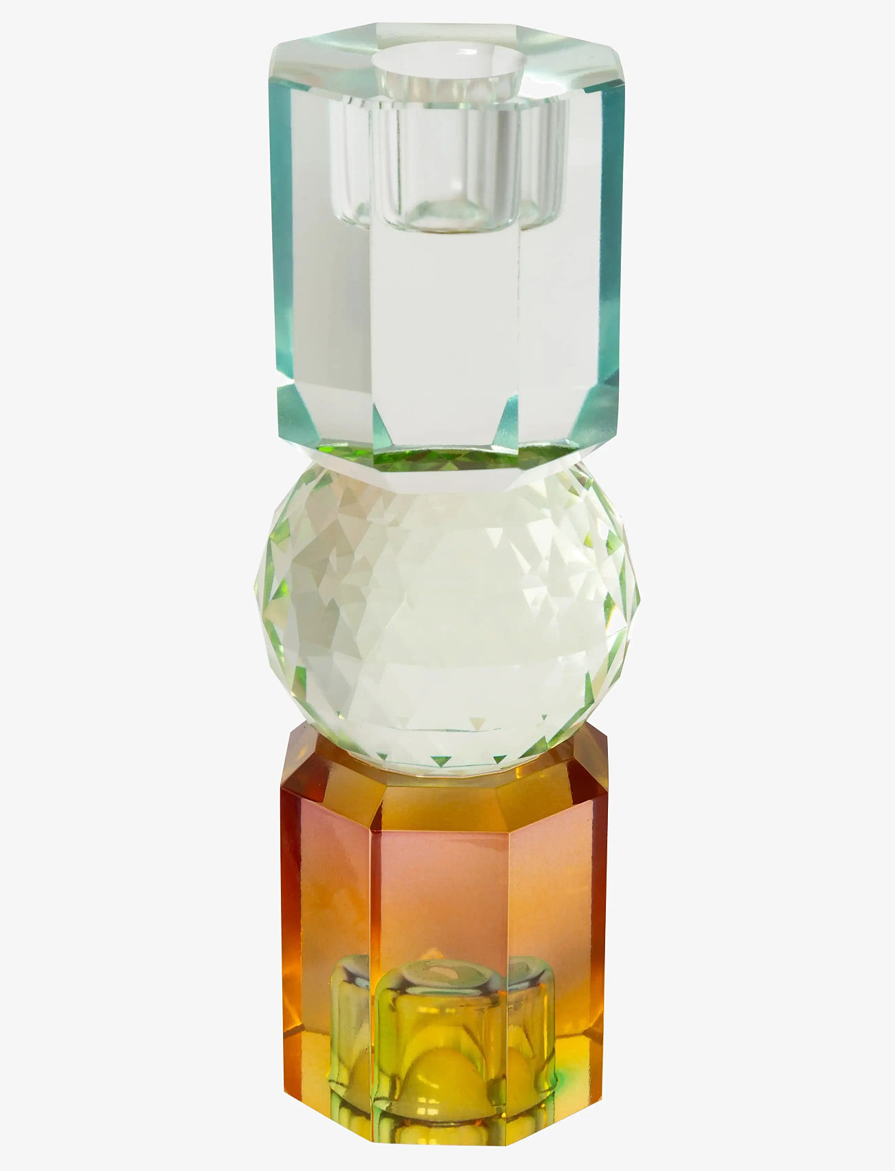 C'est Bon - Crystal candle holder - küünlajalad - yellow omb/light mint/blue165x6x6 - 0