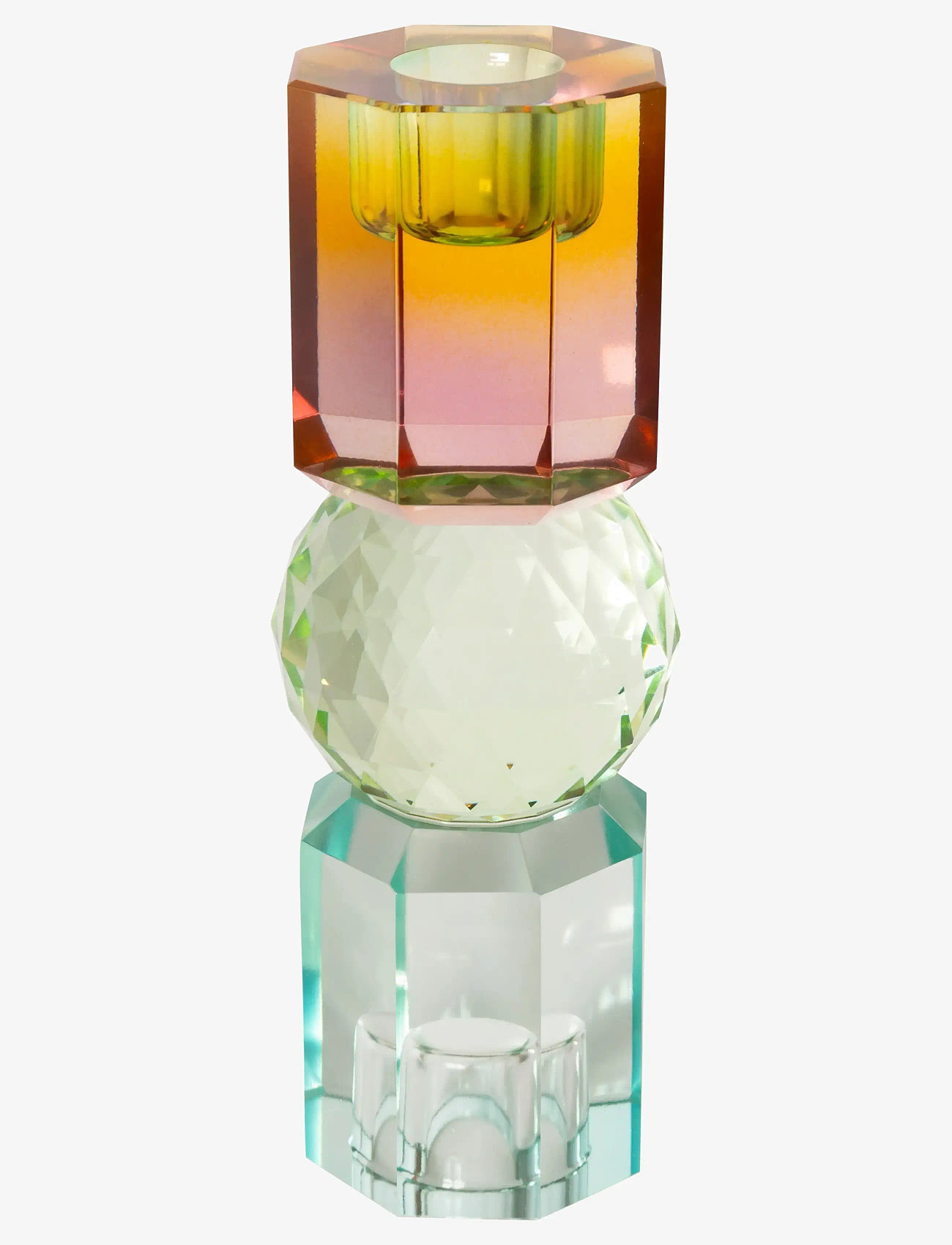 C'est Bon - Crystal candle holder - küünlajalad - yellow omb/light mint/blue165x6x6 - 1