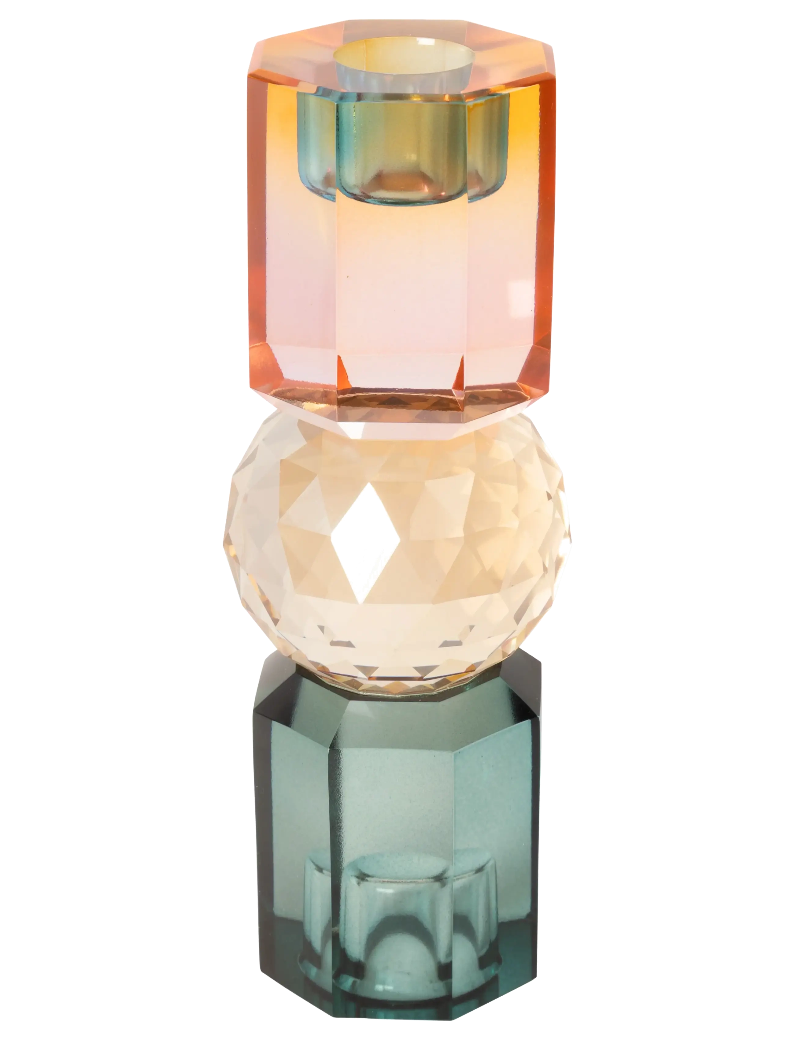CYAN/PEACH/ROSE OMBRE