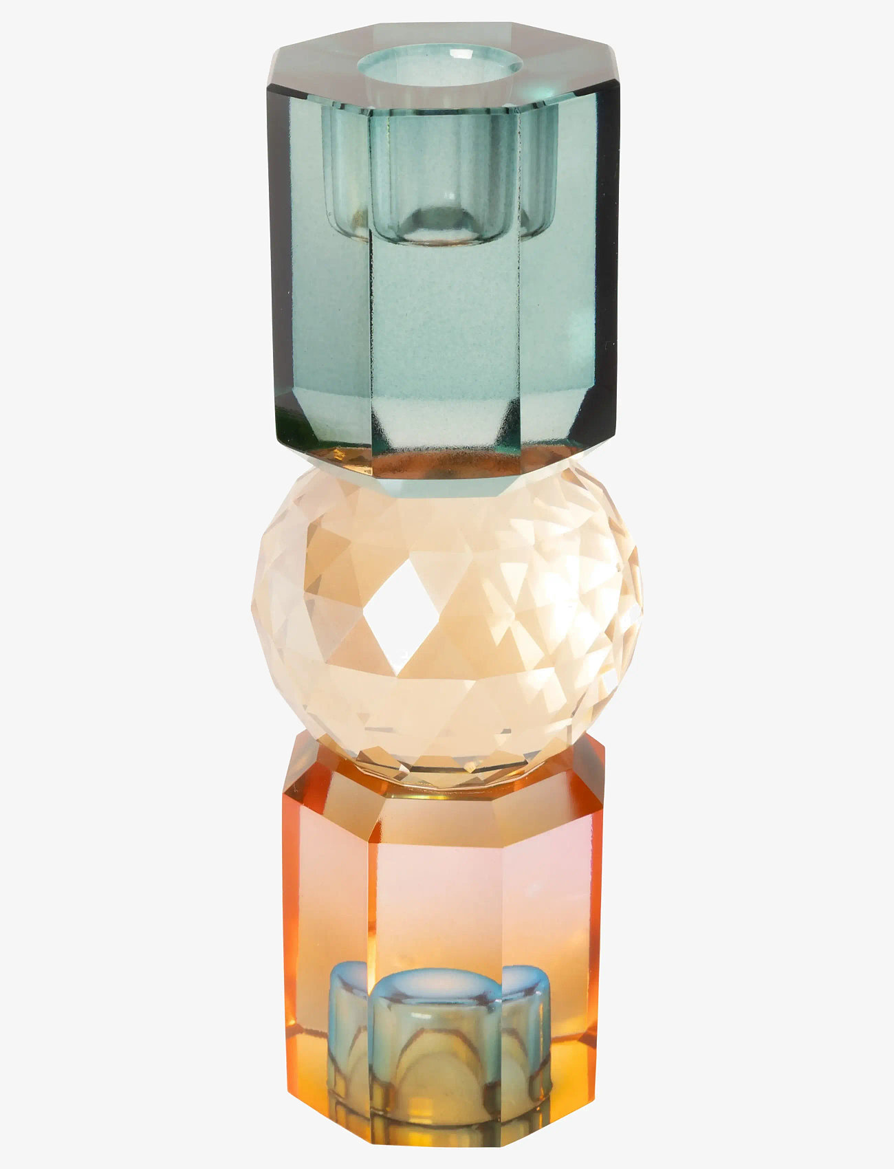 C'est Bon - Crystal candle holder - küünlajalad - cyan/peach/rose ombre - 1