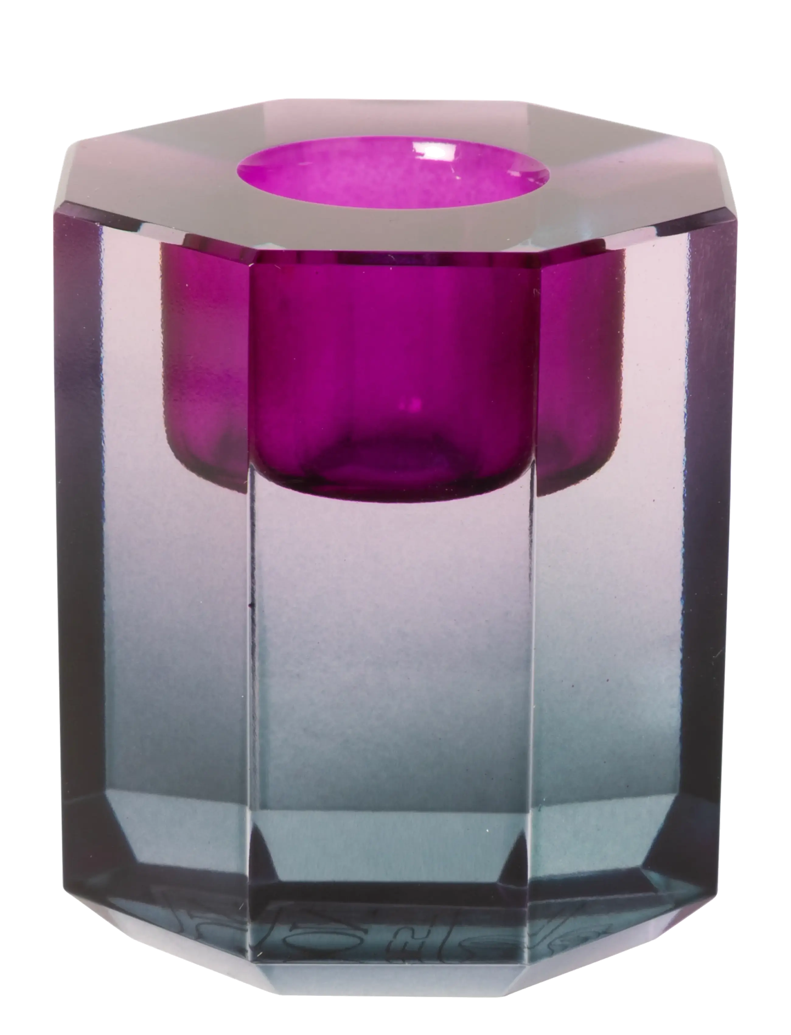 C'est Bon Crystal holder, petrol ombre, 6x5x5 cm - Neuheiten - PETROL OMBRE / purple