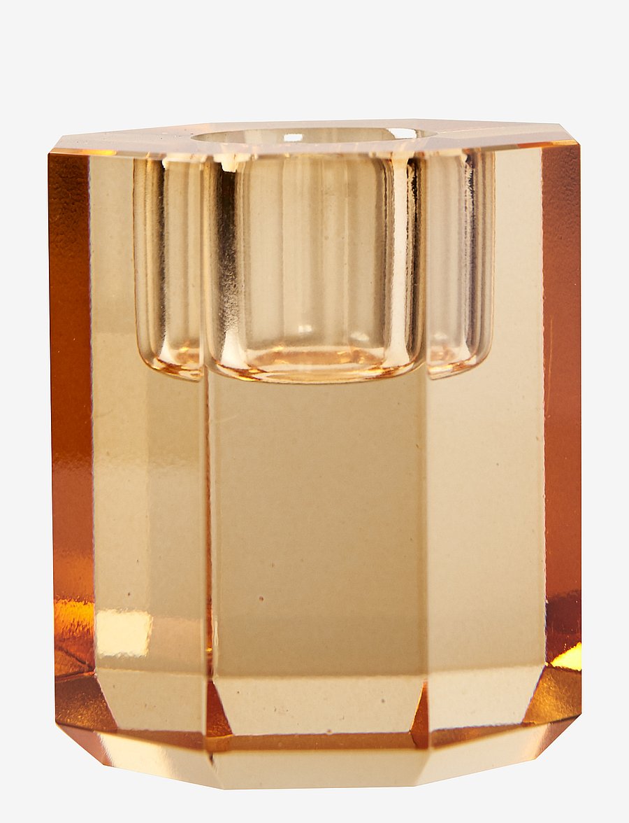 C'est Bon - Crystal candle holder - light brown - 0