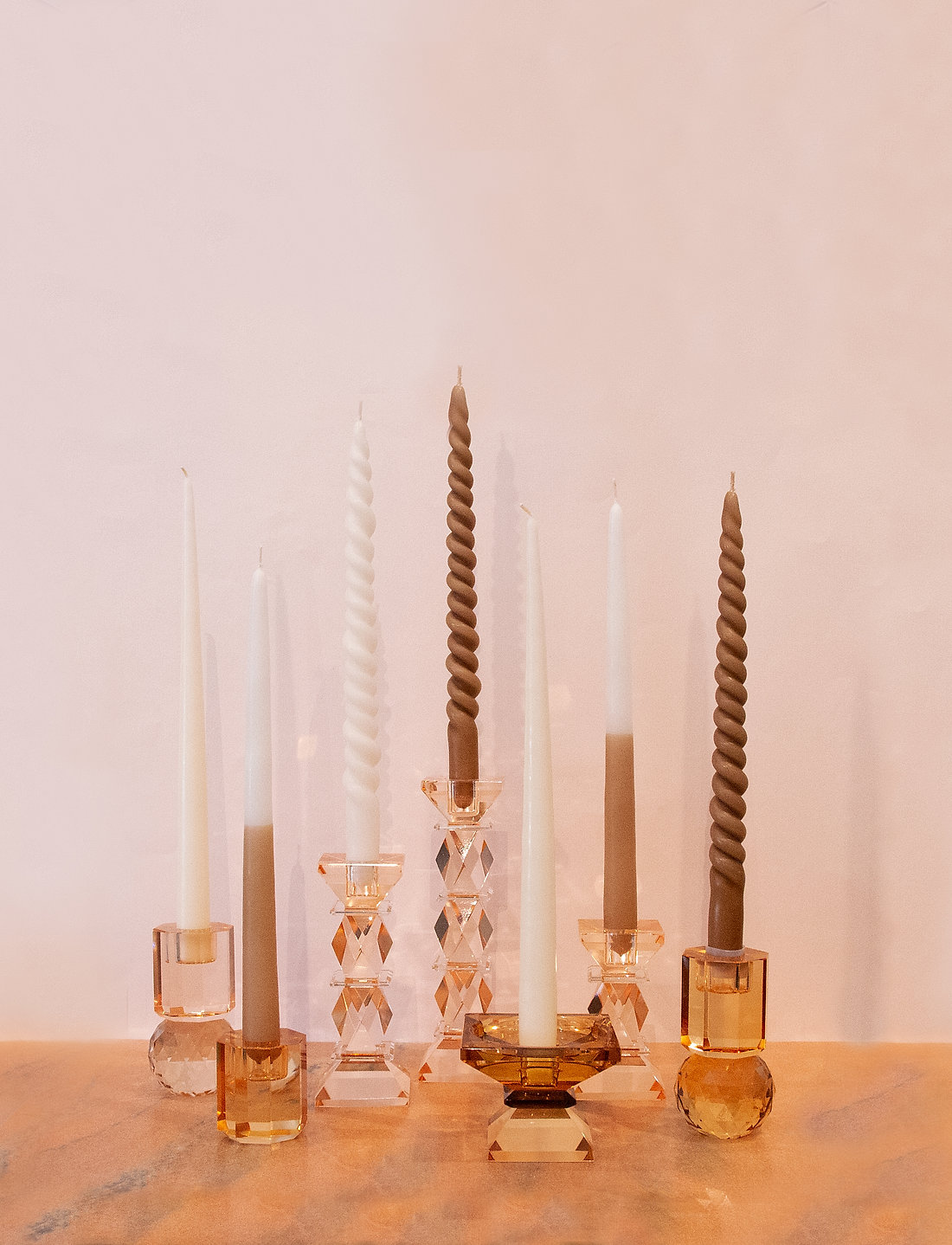Crystal candle holder deals