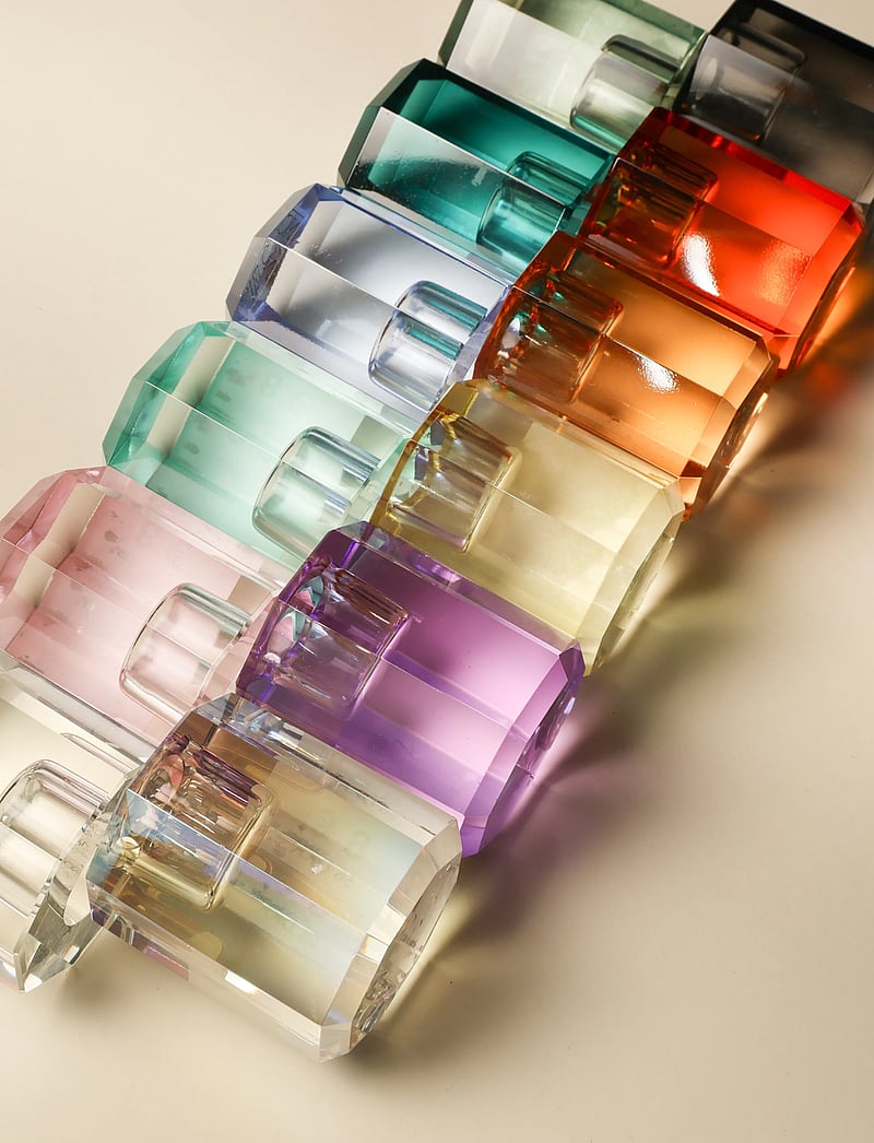 C'est Bon - Crystal candle holder - die niedrigsten preise - light brown - 4