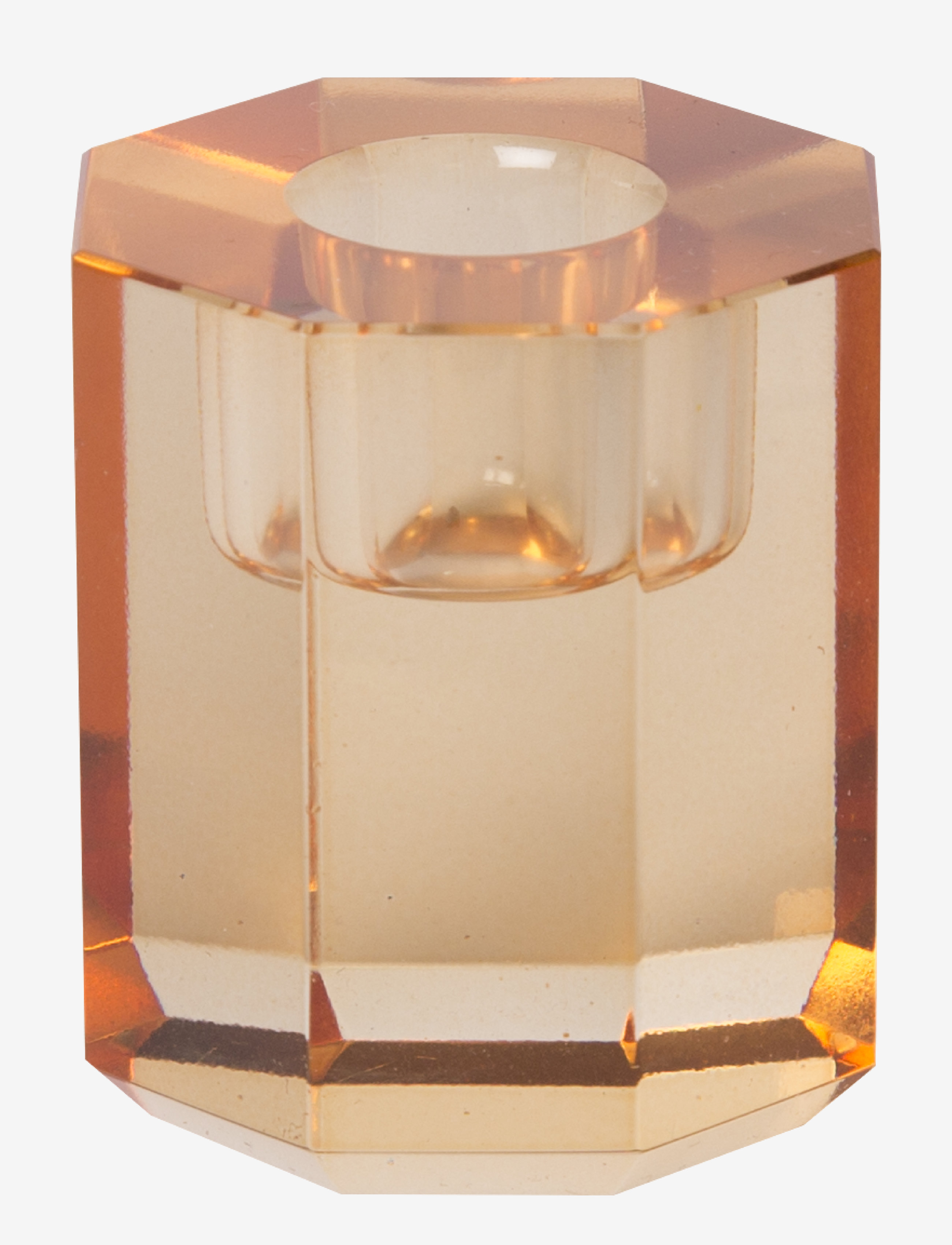 C'est Bon - Crystal candle holder - light brown - 2