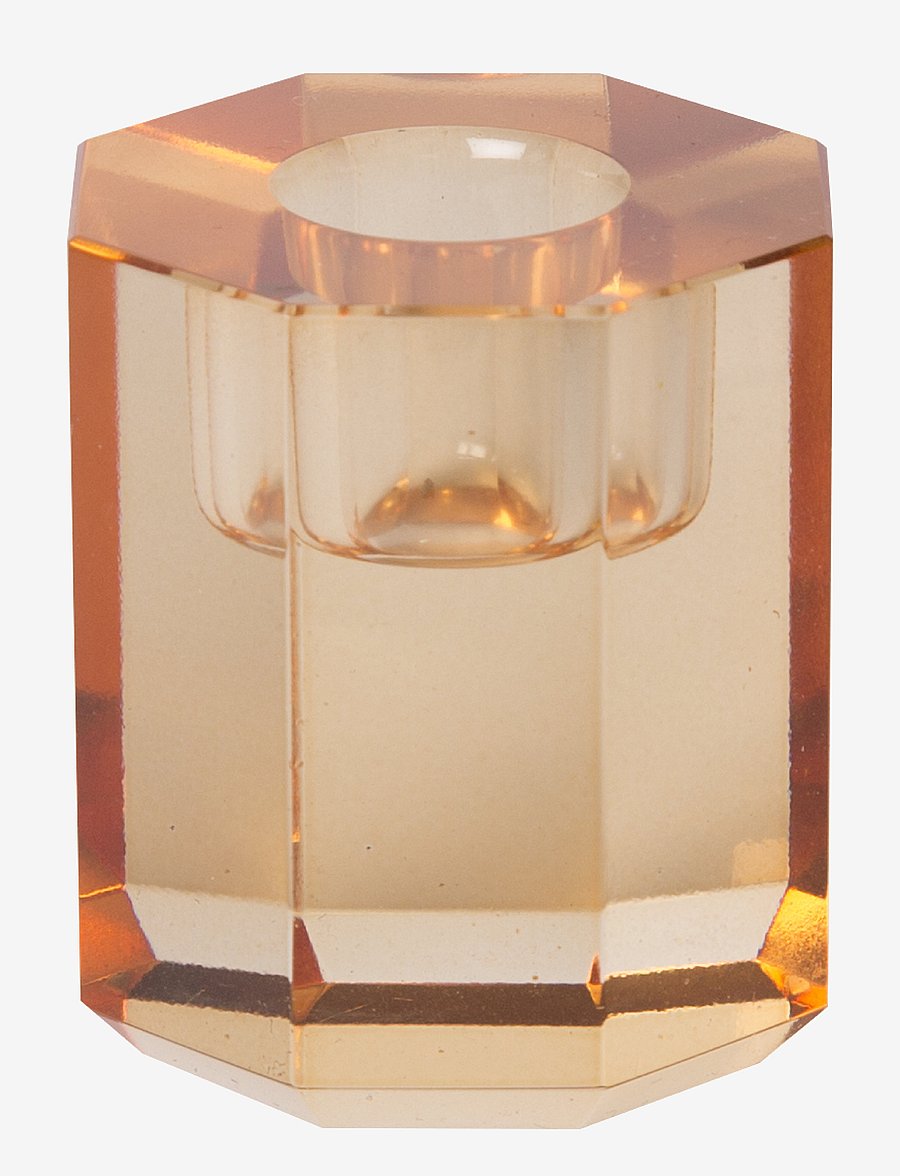 C'est Bon - Crystal candle holder - light brown - 2