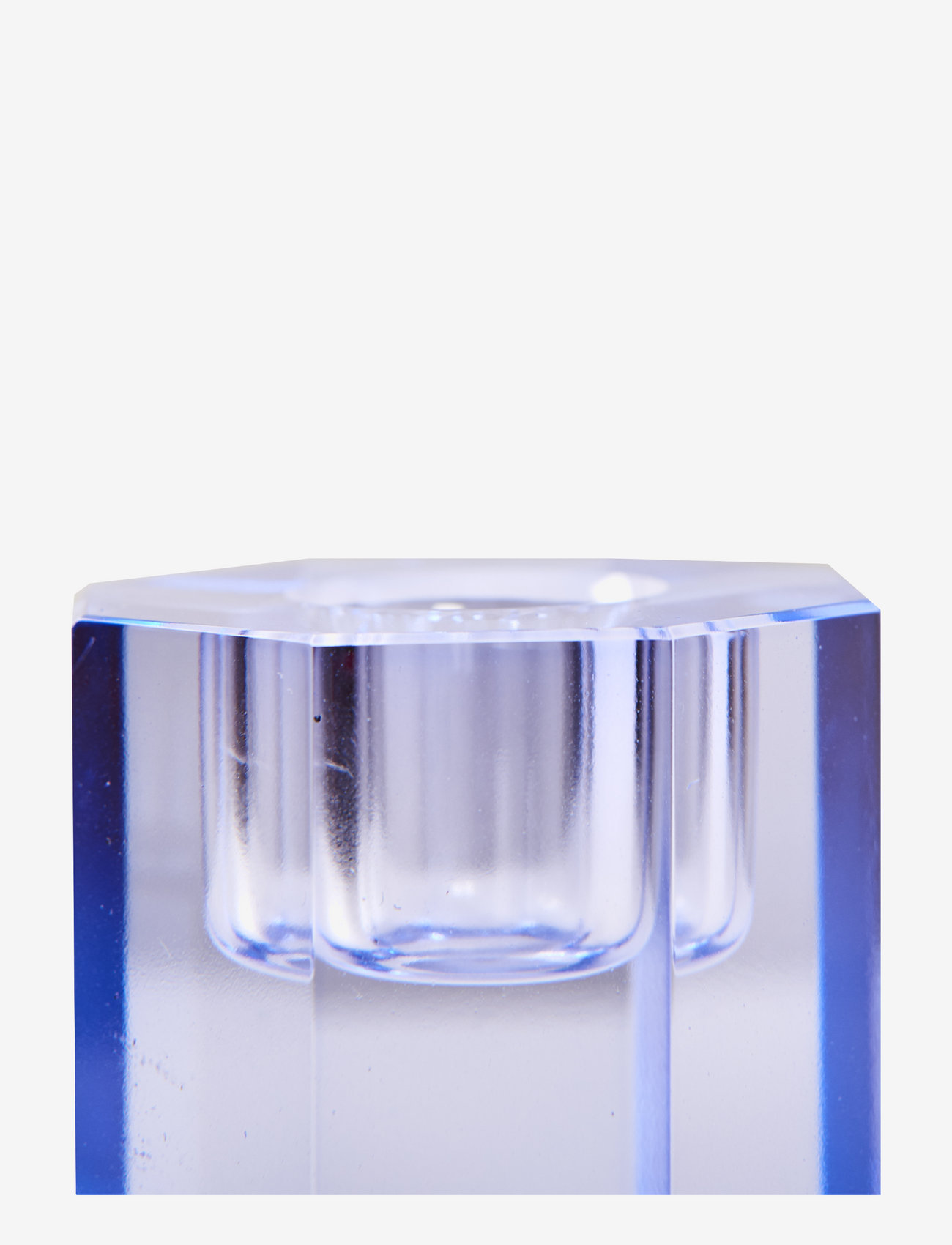 C'est Bon - Crystal candle holder - lägsta priserna - blue - 1