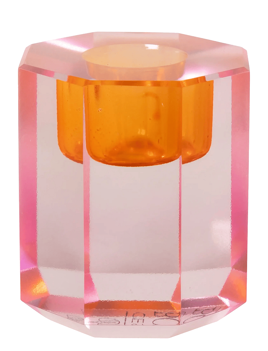 C'est Bon - Crystal candle holder - madalaimad hinnad - orange ombre - 0