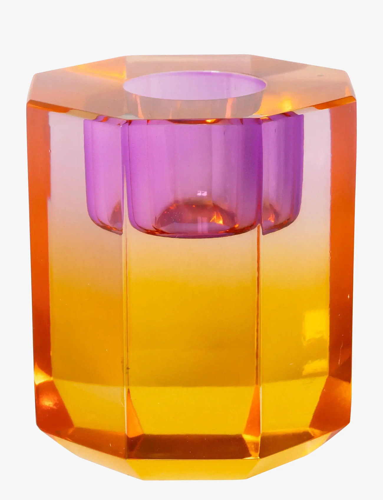 C'est Bon - Crystal candle holder - candlesticks - yellow ombre - 0