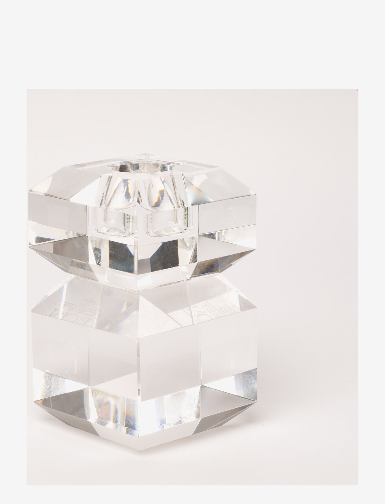 C'est Bon - Crystal candle holder - clear - 1