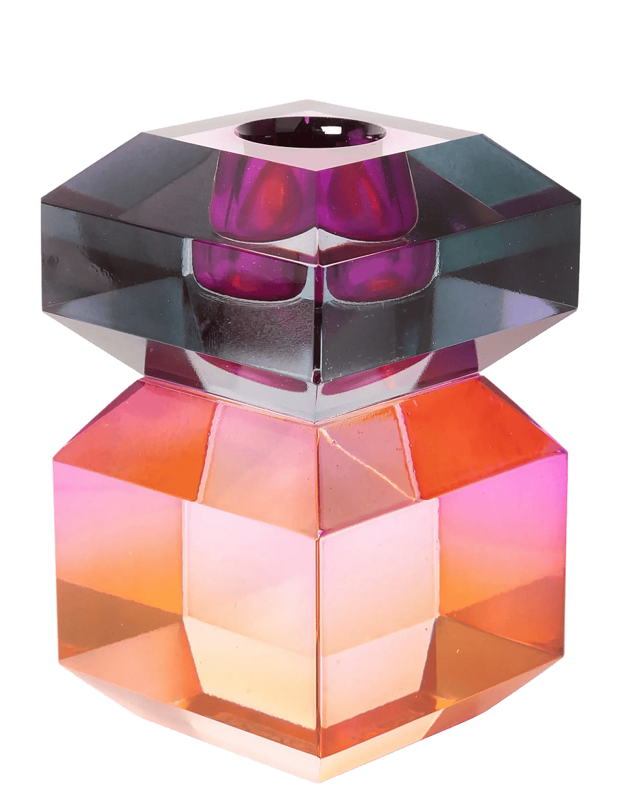 C'est Bon - Crystal candle holder - küünlajalad - pink ombre/petrol ombre - 0