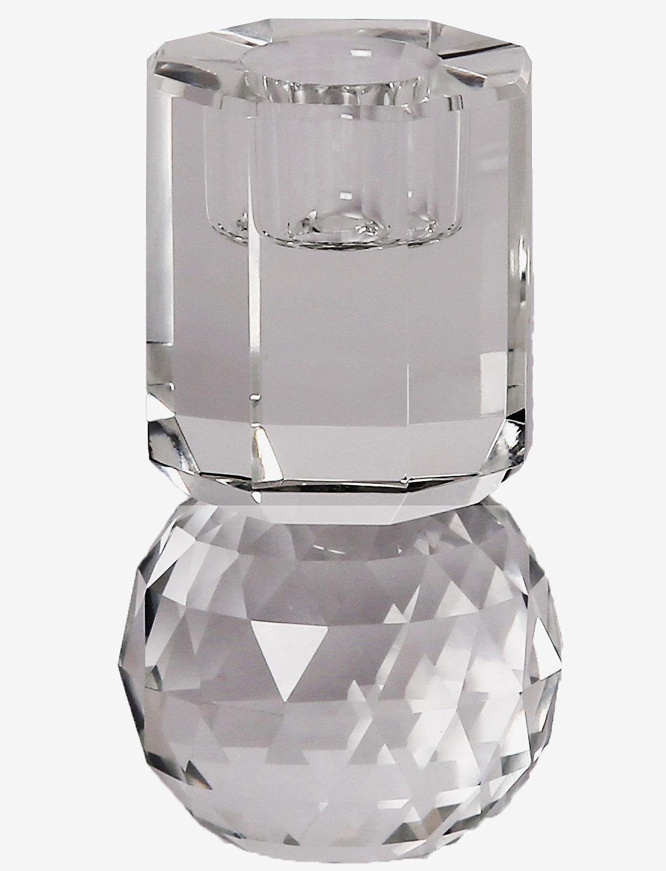 C'est Bon - Crystal candle holder - lägsta priserna - clear - 0