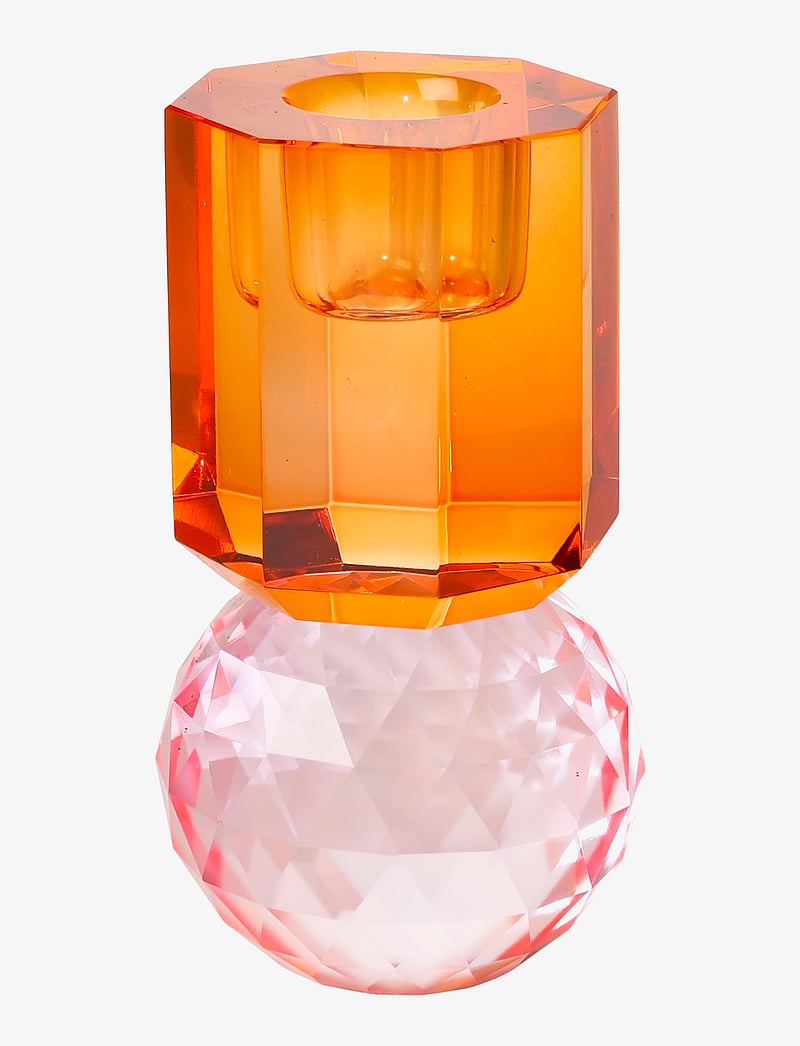 C'est Bon - Crystal candle holder - nach preis einkaufen - pink/amber - 0