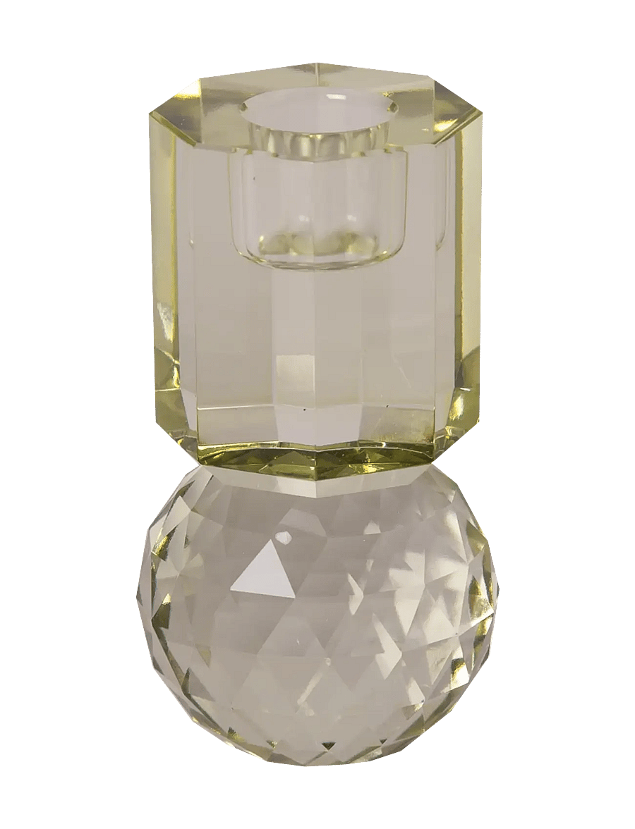 C'est Bon - Crystal candle holder - nach preis einkaufen - light green - 2