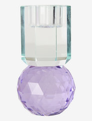 C'est Bon - Crystal candle holder - lägsta priserna - light mint/violet - 0