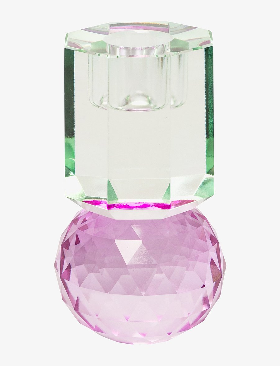 C'est Bon - Crystal candle holder - nach preis einkaufen - light mint/violet - 1