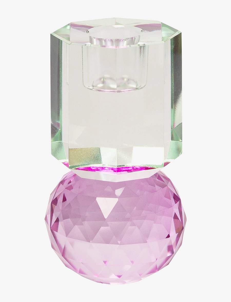 C'est Bon - Crystal candle holder - nach preis einkaufen - light mint/violet - 2