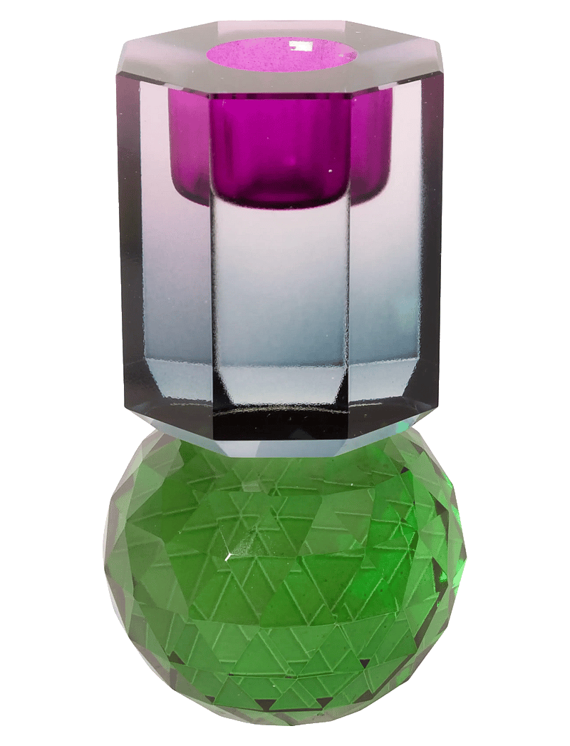 C'est Bon - Crystal candle holder - osta hinna alusel - green/violet ombre - 0