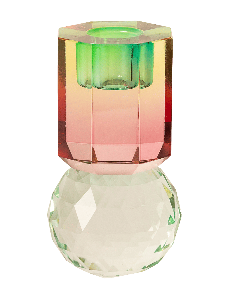 C'est Bon - Crystal candle holder - die niedrigsten preise - light mint/pink ombre - 0