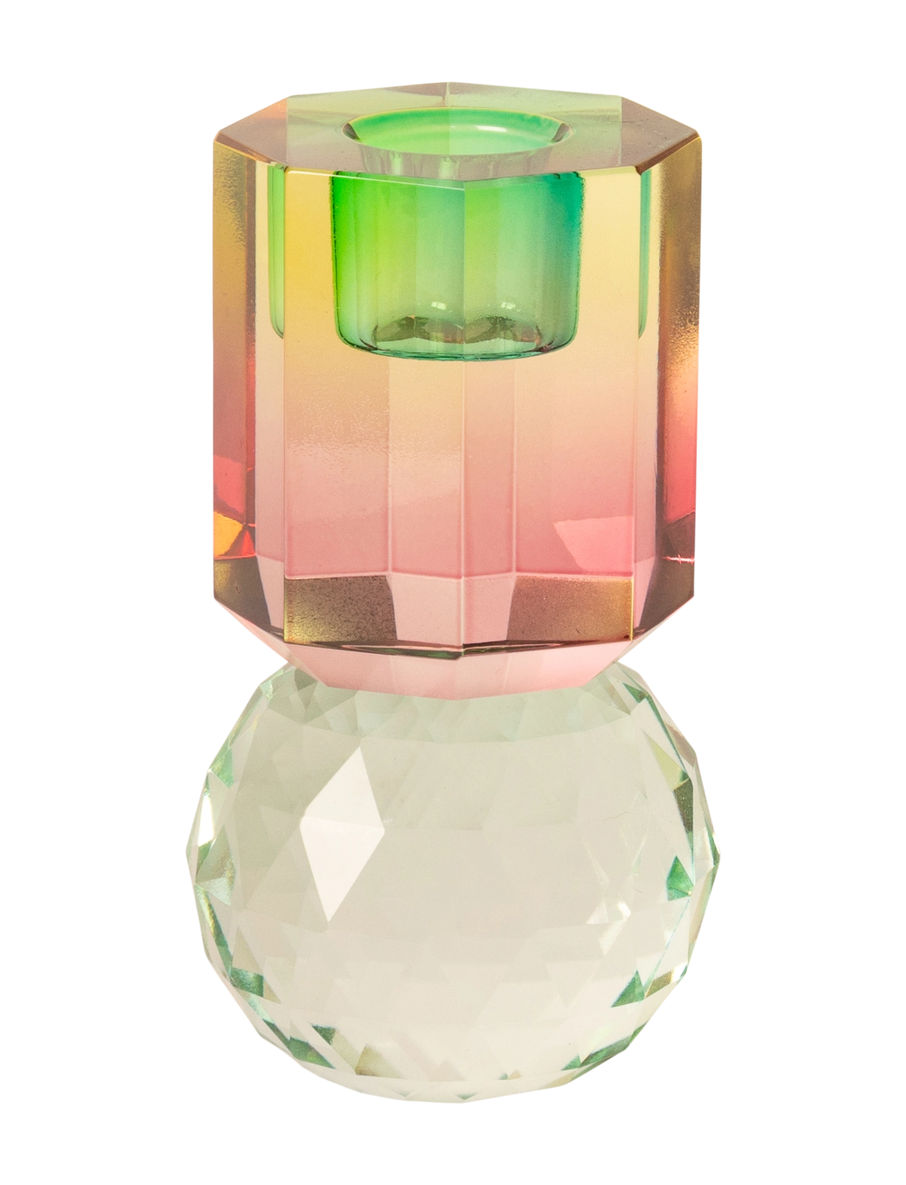 C'est Bon - Crystal candle holder - madalaimad hinnad - light mint/pink ombre - 1