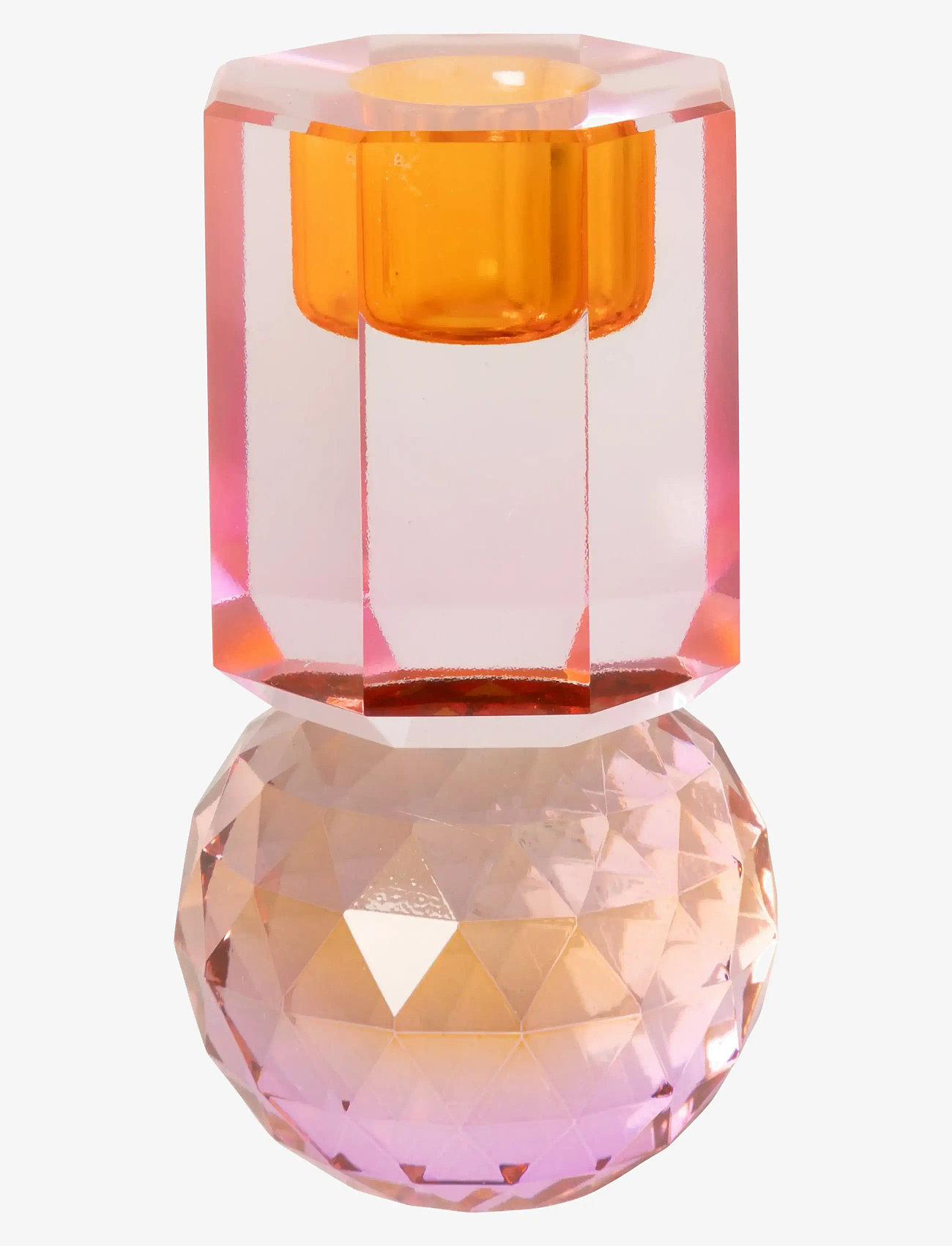 C'est Bon - Crystal candle holder - die niedrigsten preise - yellow ombre/amber - 0