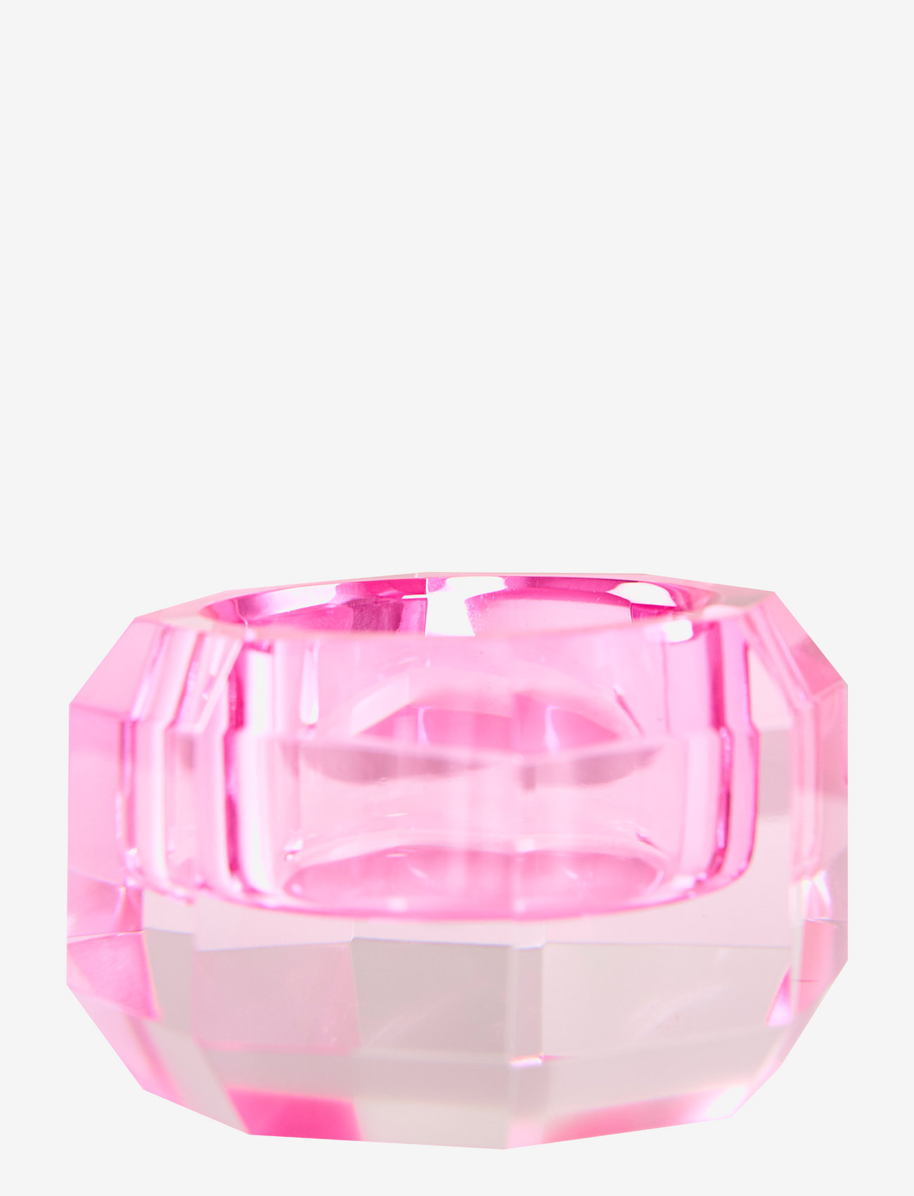 C'est Bon - Krystal lysestage - laveste priser - pink - 0