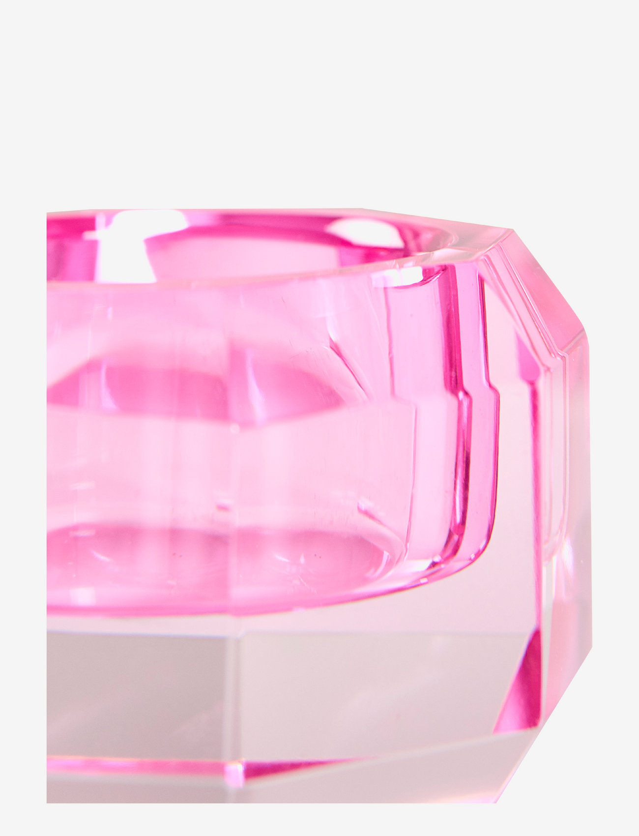 C'est Bon - Krystal lysestage - laveste priser - pink - 1