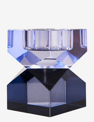 Crystal candle holder - BLUE