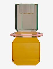 C'est Bon - Crystal candle holder - svečturi - yellow/pink/light mint - 0