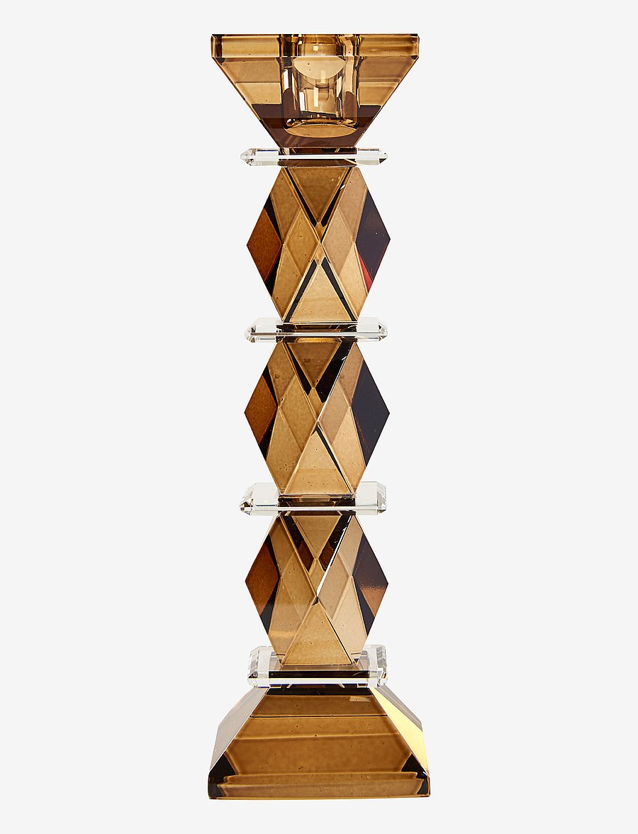 C'est Bon - Crystal candle holder - clear/brown - 0