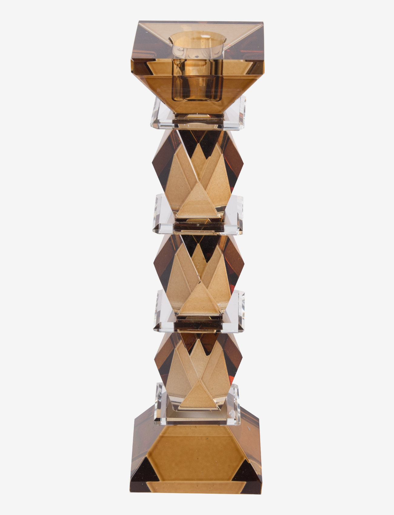 C'est Bon - Crystal candle holder - clear/brown - 2