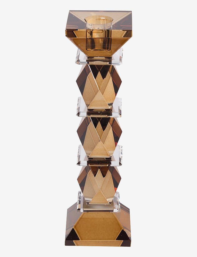 C'est Bon - Crystal candle holder - clear/brown - 2