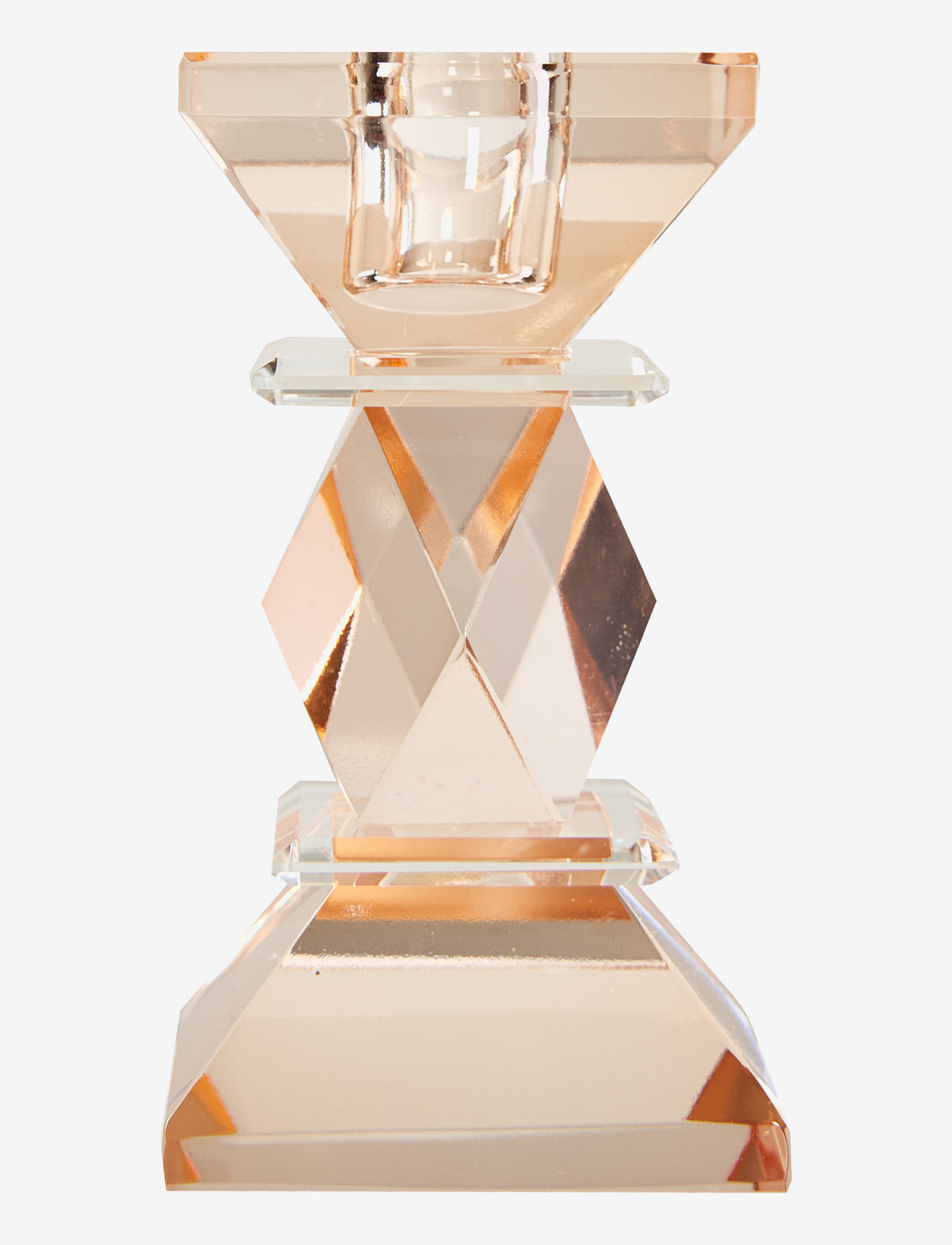 C'est Bon - Crystal candle holder - die niedrigsten preise - clear/peach - 0